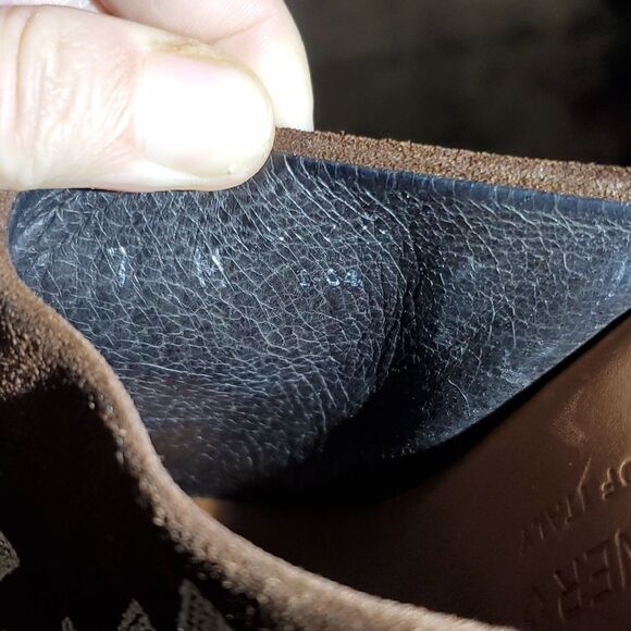 Donald J. Pliner Bozza Western Suede Clogs in Brandy Size 7 - Picture 12 of 14